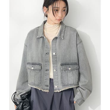ビッグデニムジャケット パッチポケット ヴィンテージ [品番
