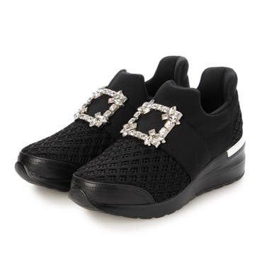 ビジューベルトヒールアップスニーカー[品番：EVOW0001002]｜EVOL