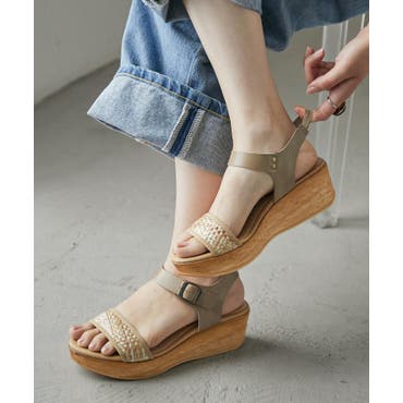 グッチ⭐️コルクウエッジソール スエードサンダル⭐️23〜23.5㌢