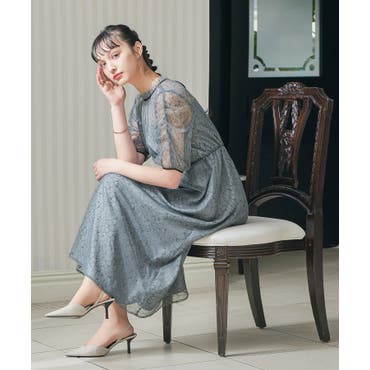 ダズリン dazzlin 2WAYスリーブバリエーションレースドレス