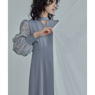袖レーススリットニットワンピース[品番：MKSW0053255]｜RESEXXY