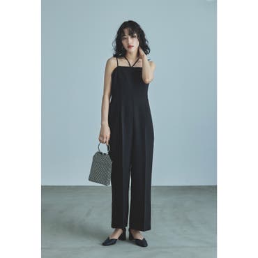 裾スリットリラックスサロペット 春 夏[品番：SHNW0009086