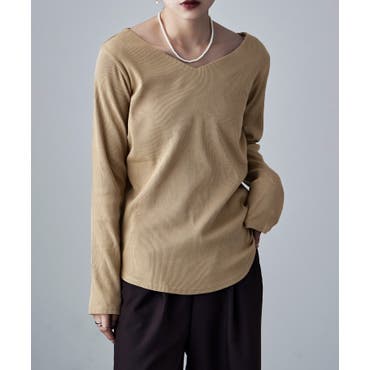 トップス Roundhem Linen Knit todayful todayful】Roundhem Linen Knit
