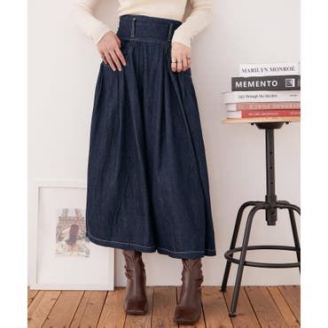 サス付ハイウエストSK[品番：IGAW0001387]｜axes femme