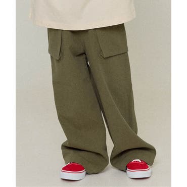 裏フリースクライミングジョガーカーゴパンツ ボトムス 長ズボン[品番