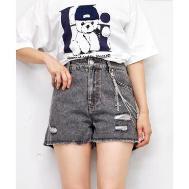 デニム ショートパンツ レディース[品番：II000005439