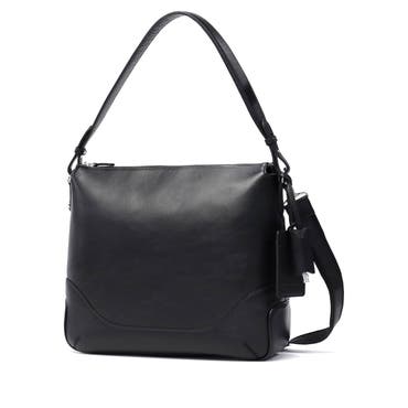 ブラック ショルダーバッグ シンプルデザイン ジェイアンドエムデヴィッドソン J&M DAVIDSON ショルダーバッグ