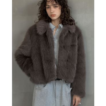 Loungedress】フェイクファーCT[品番：PALW0004083]｜PAL GROUP OUTLET