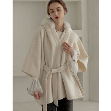 ケープ 白 ホワイト[品番：SBEW0010959]｜SOUBIEN（ソウビエン）の