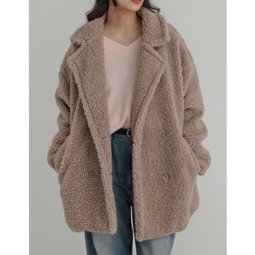 フェイクファーコート[品番：LAVW0018865]｜LANVIN en Bleu（ランバン