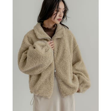 フェイクファーコート[品番：LAVW0018865]｜LANVIN en Bleu（ランバン