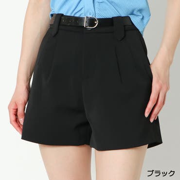 バックルデザインショートパンツ[品番：MKSW0048451]｜EVRIS