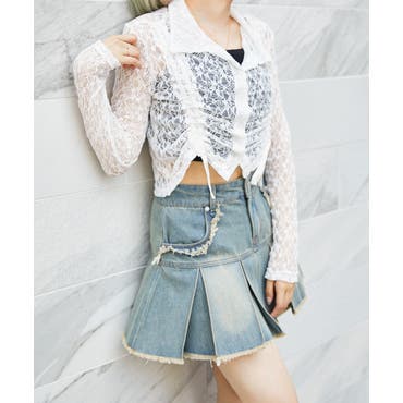 ジャガードティアードブラウス ジャガードティアードブラウス / AMERICAN HOLIC | ファッション