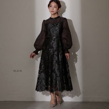 チャイハネ】ボヘーノ刺繍ティアードワンピース[品番：ACNW0016566