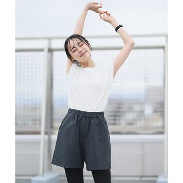 セットアップ】ブリーチニットショートパンツ[品番：MKSW0046773
