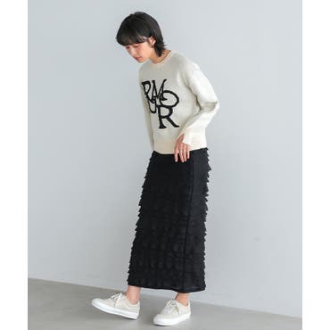 SYMMETRY GYDA モールヤーンニットトップス[品番：MKSW0049469