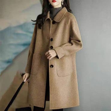 レース使いダッフルコート[品番：IGAW0002528]｜axes femme