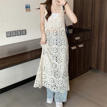 GUESS] SL CASSIDY CROCHET DRESS[GUEW0001064]GUESS WOMEN
