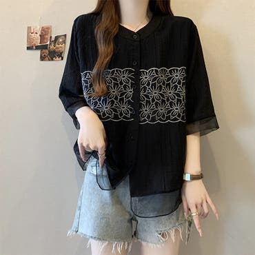 柄シャツ ホース柄 馬柄[品番：DCTW0004293]｜Decorative