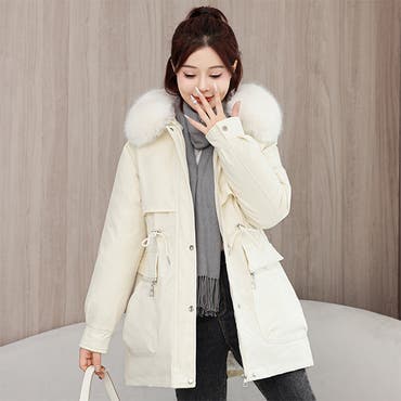 ボリュームファー付ダッフルコート[品番：EO000004691]｜EGOIST