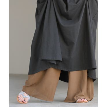 『COTTAGE』サルエルパンツ【F】ベージュ ブラック モモンガ 大きい モモンガシルエットサルエルパンツレディース 春夏秋冬 パンツ
