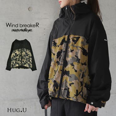 ウインドブレーカー アウター ジャンパー 品番 Hhhw Hug U ハグユー のレディースファッション 通販 Shoplist ショップリスト