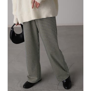 マチャット　ニットパンツ ブークレニットパンツ（グレー） | MACHATT ONLINE STORE