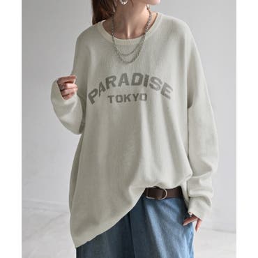 EMODA×CHAMPION】ラフプリントオーバーTシャツ[品番
