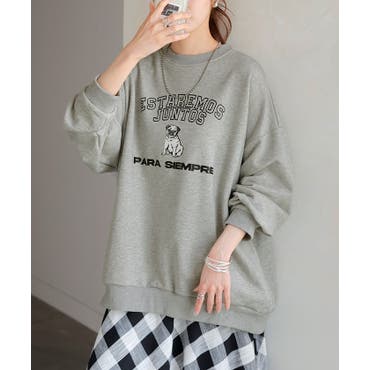 完売品】cccmalie シーマリースウェットトップスグレー
