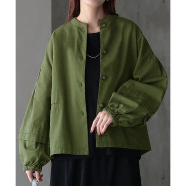 haru☺︎様　WASHED FULL ZIP ブルゾン　ベージュ クロップド丈ブルゾンジャンバー レディース Y2K[品番