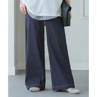 GYDA ジェイダ セルヴィッチロールアップワイドデニムパンツ セルヴィッチロールアップワイドデニムパンツ[品番：MKSW0004607