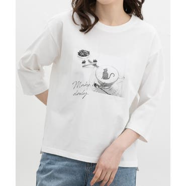 NAOMIチャン総柄Tシャツ[品番：PNYW0003880]｜PUNYUS （プニュズ