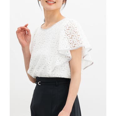 styling/（スタイリング）の「シャーリングパフスリーブブラウス
