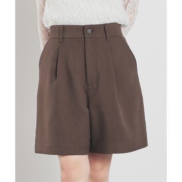 NKNIT ブラウン ショートパンツ 合成皮革 セール】合皮ショートパンツ [大人 カジュアル 着回し抜群