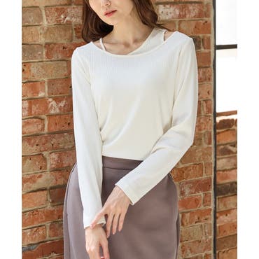 NANING9ダメージ加工Tシャツ韓国 韓国ファッション ロンT[品番