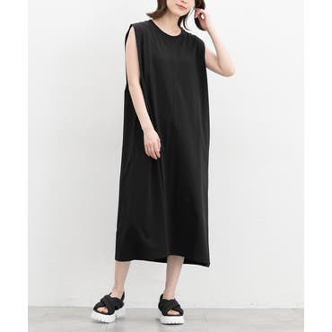 韓国 ノースリーブ ワンピース × ジャケット 2点セット nk4093 an/アン】襟付き/ ストレッチ/ パールボタン/ ジャケット風