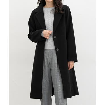 BEST SHANGHAI 黒ロングコート カシミヤ混サイズ40 カシミヤ 100