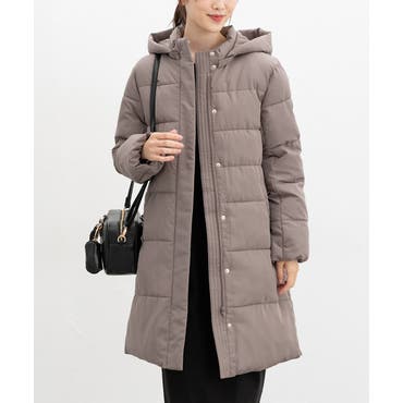 キルティングフーデッドダウンコ－ト[品番：LAVW0012204]｜Leilian