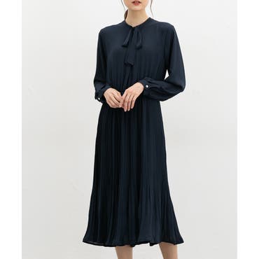 洗える】ウエスト切替ギャザーワンピース[品番：ITKW0022204]｜a.v.v