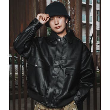 ◇ダブルライダースレザージャケット◇お兄系 Men s[品番：JG000004041