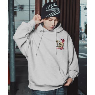 フード付き プルオーバーパーカー かわいい[品番：TLKM0008861]｜T