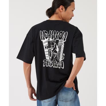 HOOKED オリジナル Tシャツ tシャツ HOOK -original- マフィアわんこプリントウォッシュ半袖TEE