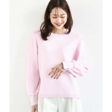 CAPRICIEUX LE'MAGE】FOXカシミアドルマンニット[品番：PALW0006976