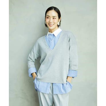 ililil 水色チェックフリルプルパーカー il22-e06-m-01-dl.jpg