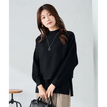 ウェーブタートルネック 長袖トップス[品番：FROW0000973]｜by muni:r