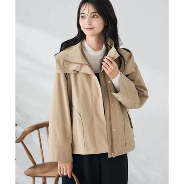 kastane 中綿レザージャケット 2024 アウター　レザー　冬　グレー Kastane（カスタネ）の「*中綿レザージャケット（その他アウター