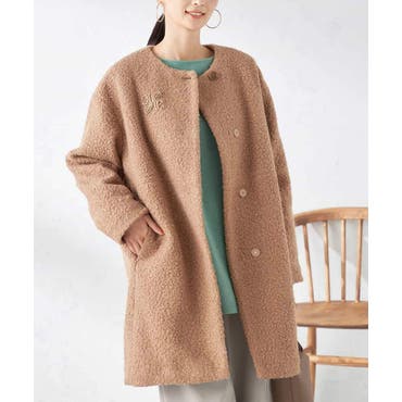 美品 KARRY キャリー ロングボアコート レディース 未使用 KARRY キャリー long boa coat - メルカリ