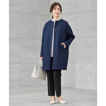 シャンブレーツイルドレストレンチコート[品番：LAVW0004212]｜LANVIN