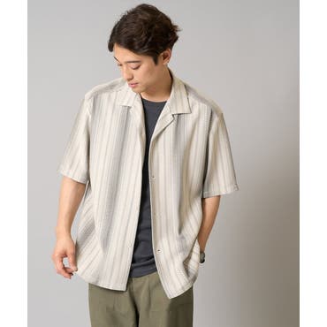 GUESS] SS Cooper Stripe Shirt 半袖シャツ[品番：GUEW0009941]｜GUESS