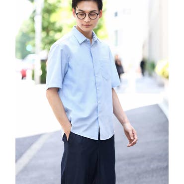 半袖シャツ メンズ 5分袖[品番：JG000014495]｜JIGGYS SHOP